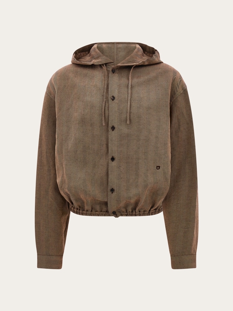 Hooded lightweight blouson Gallery image 1