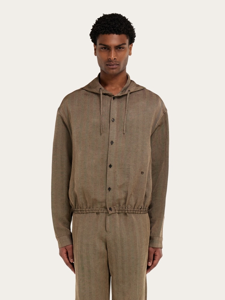 Hooded lightweight blouson Gallery image 2