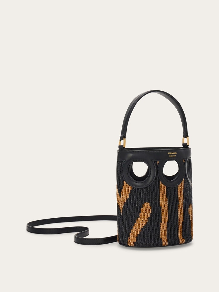 Gancini outline bucket bag (XS) Gallery image 6