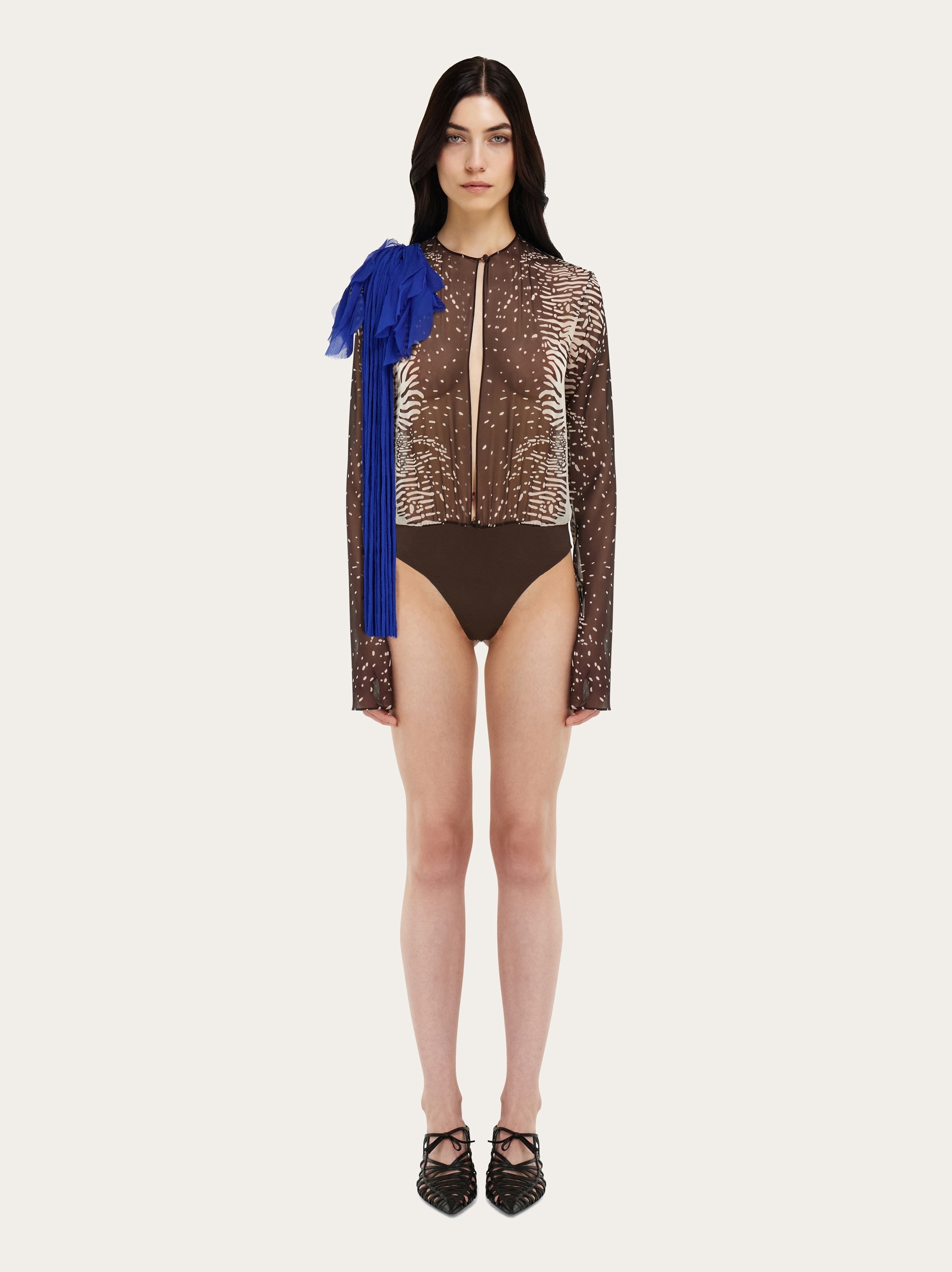 トップス salvatoreFerragamo Body with flower sash detail - Women | Ferragamo