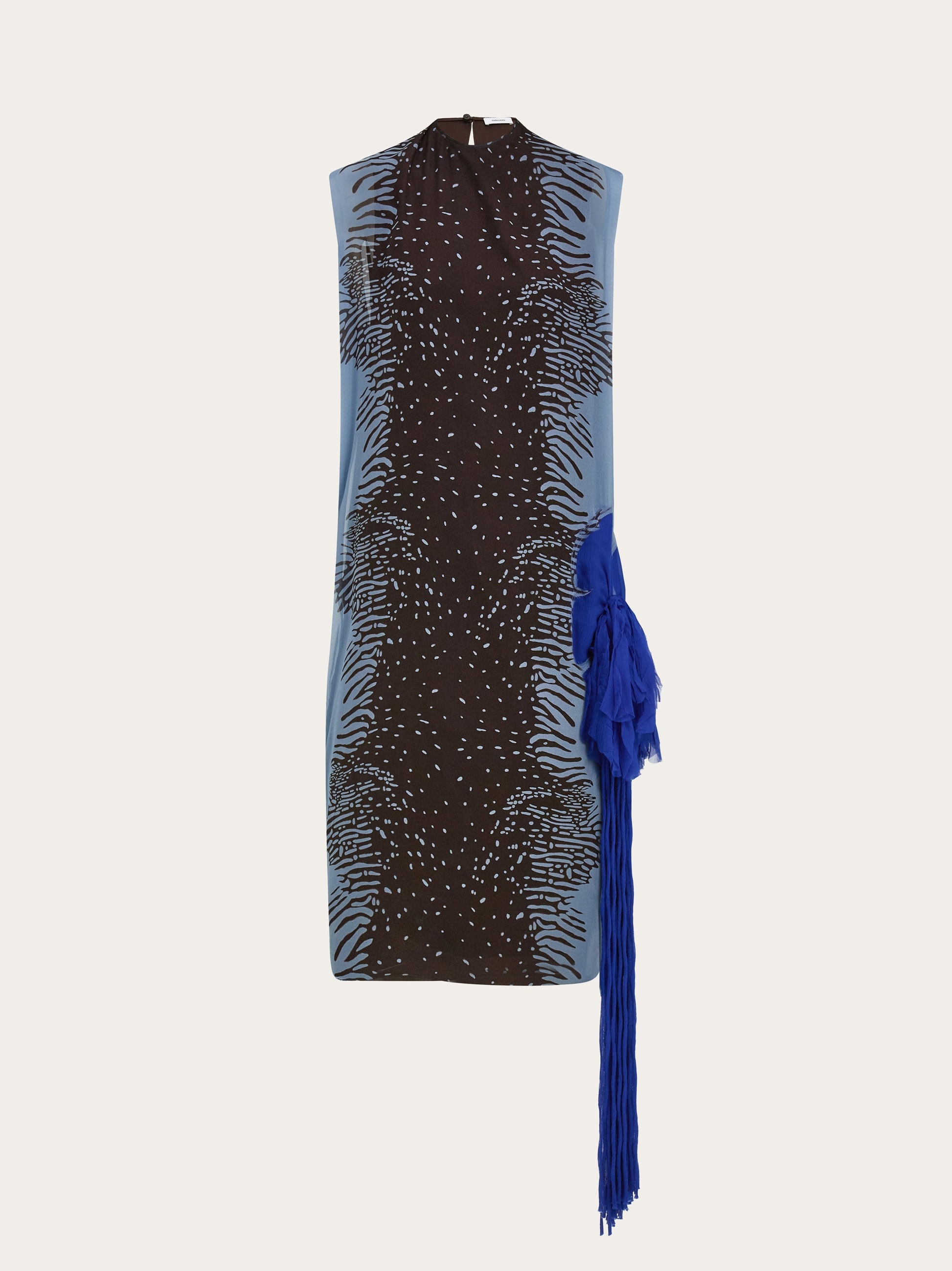 Silk dress with flower detail - Women | Ferragamo