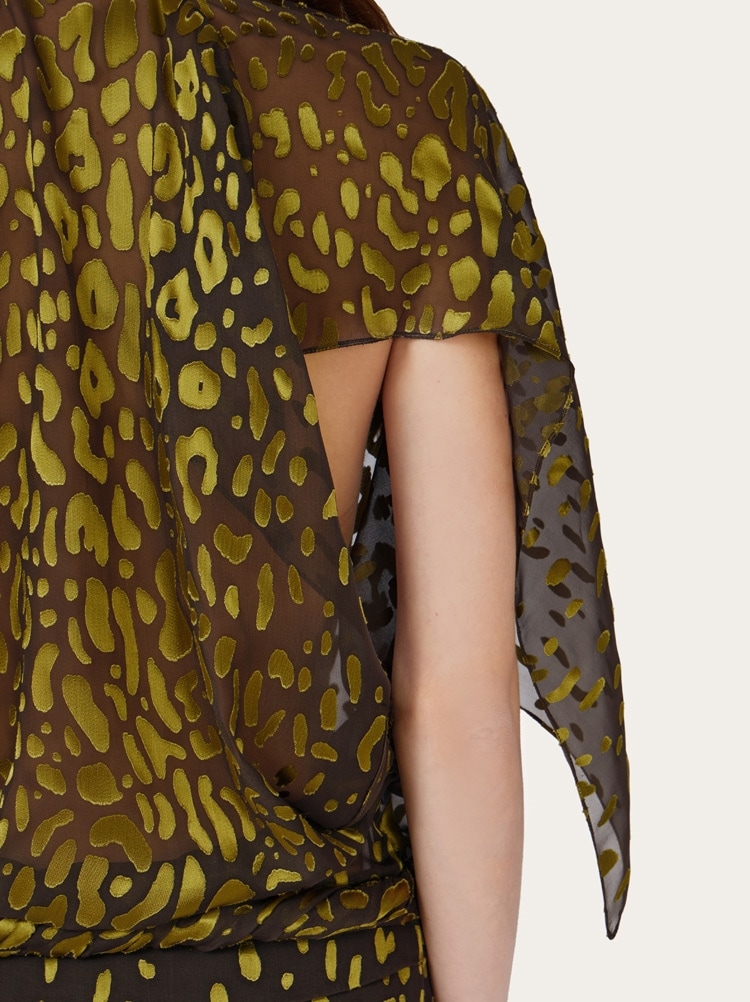 Silk and viscose dress Gallery image 5