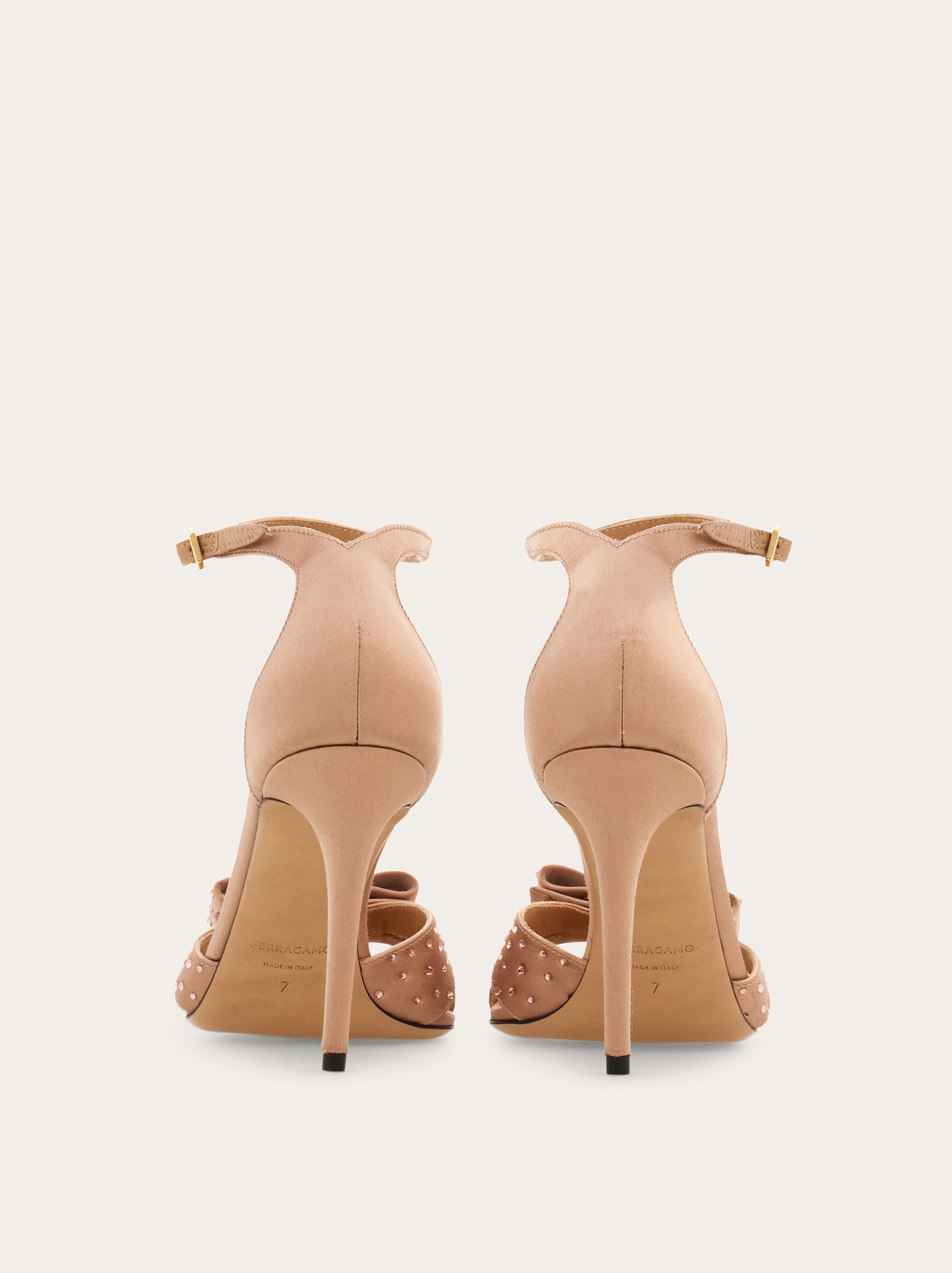 Vara bow sandal with crystals - Women | Ferragamo