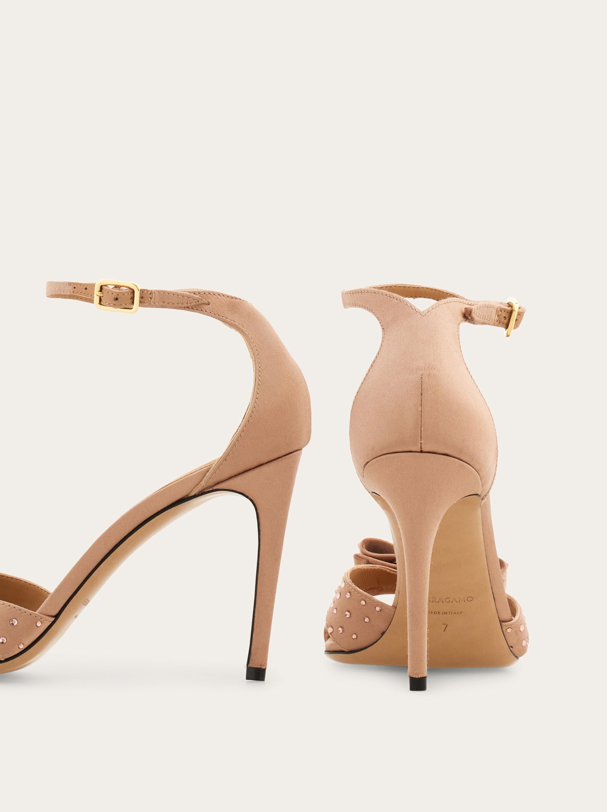 Vara bow sandal with crystals - Women | Ferragamo