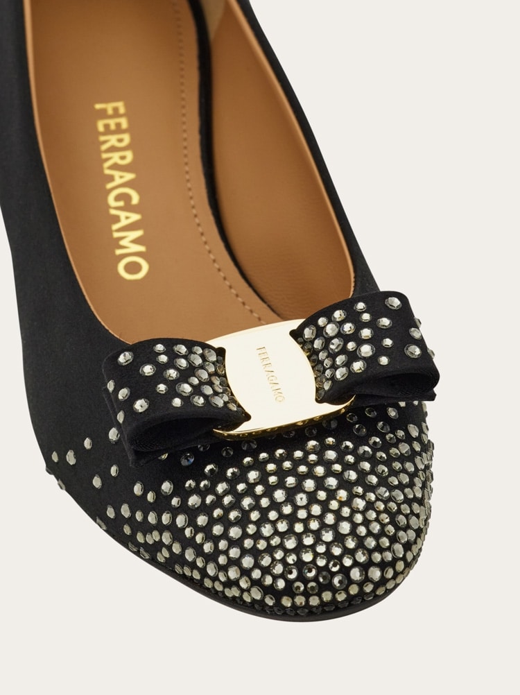 Zapatos de salón lazo Vara con cristales Gallery image 6