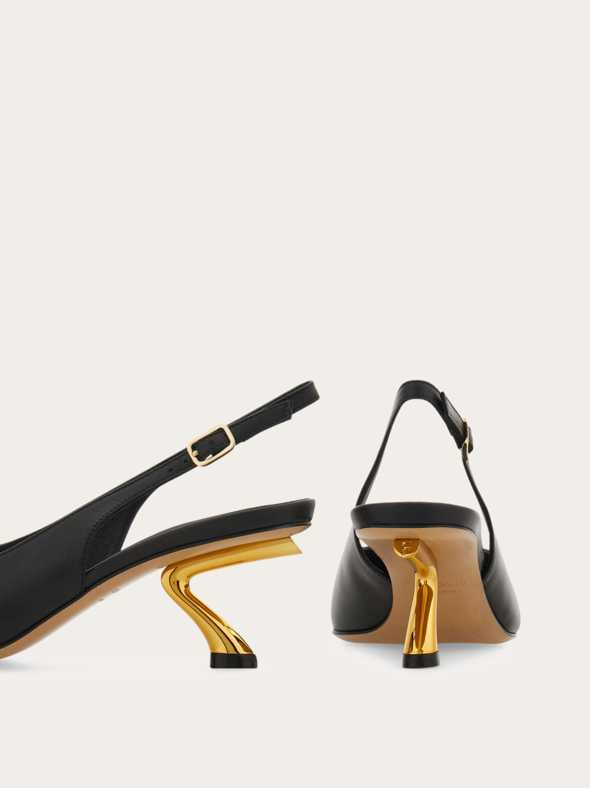 S-shaped heel slingback - Women | Ferragamo
