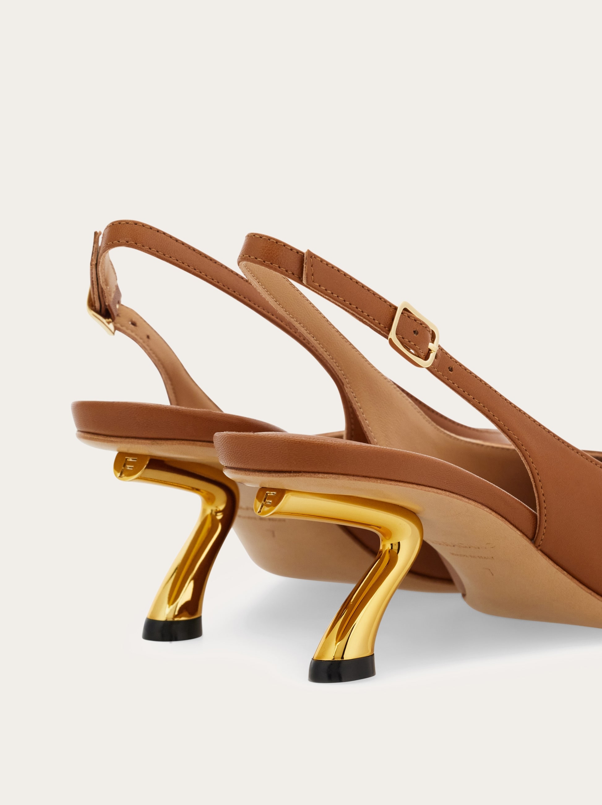 S-shaped heel slingback - Women | Ferragamo