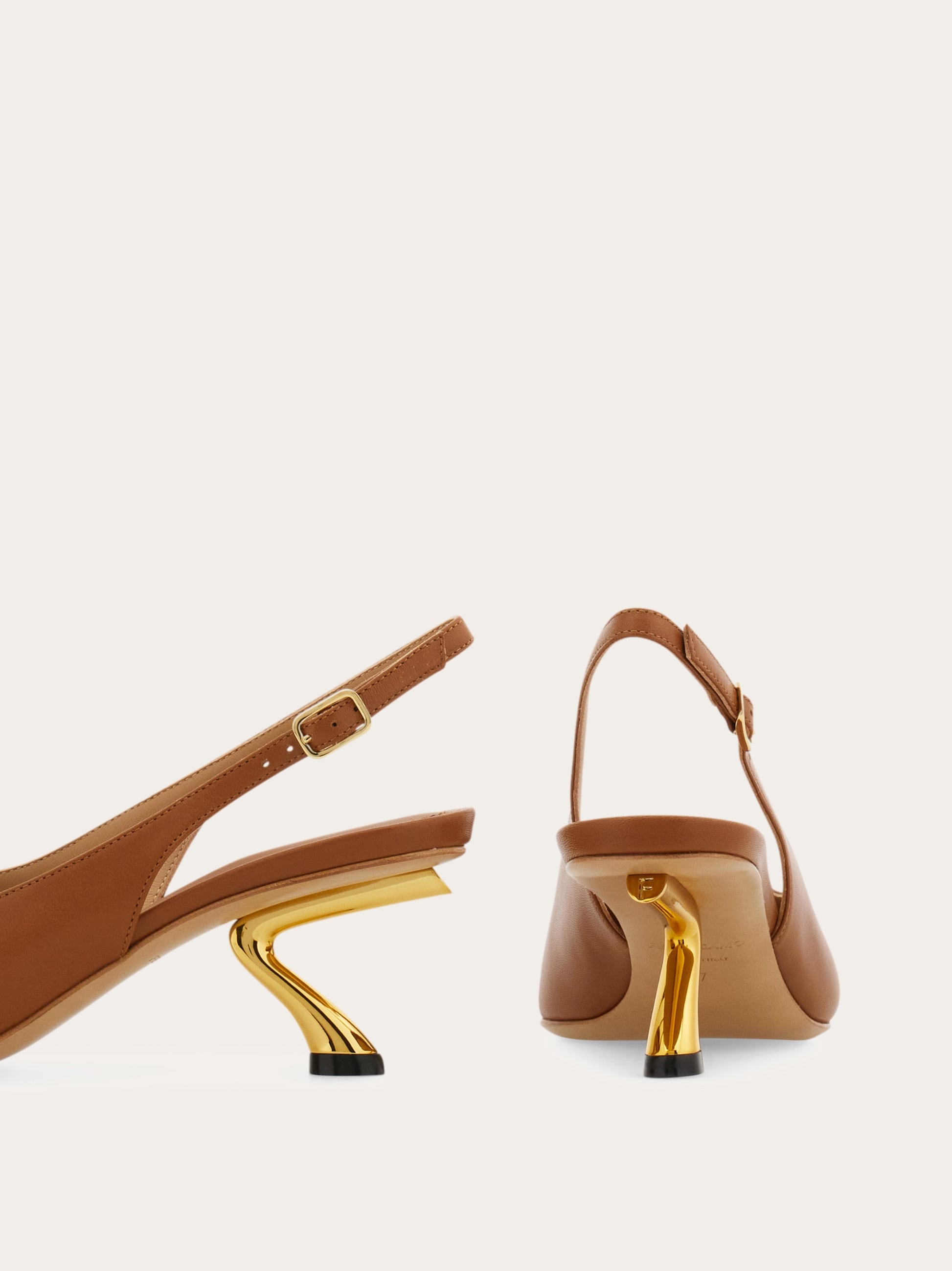 S-shaped heel slingback - Women | Ferragamo