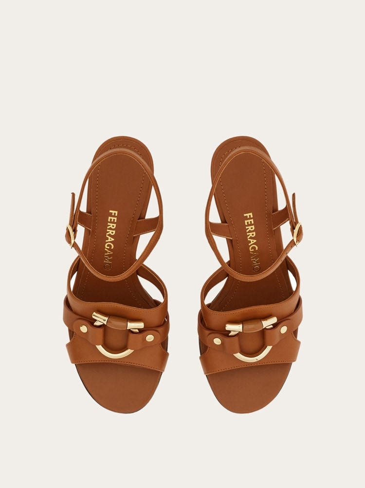 Gancini ornament sandal Gallery image 3