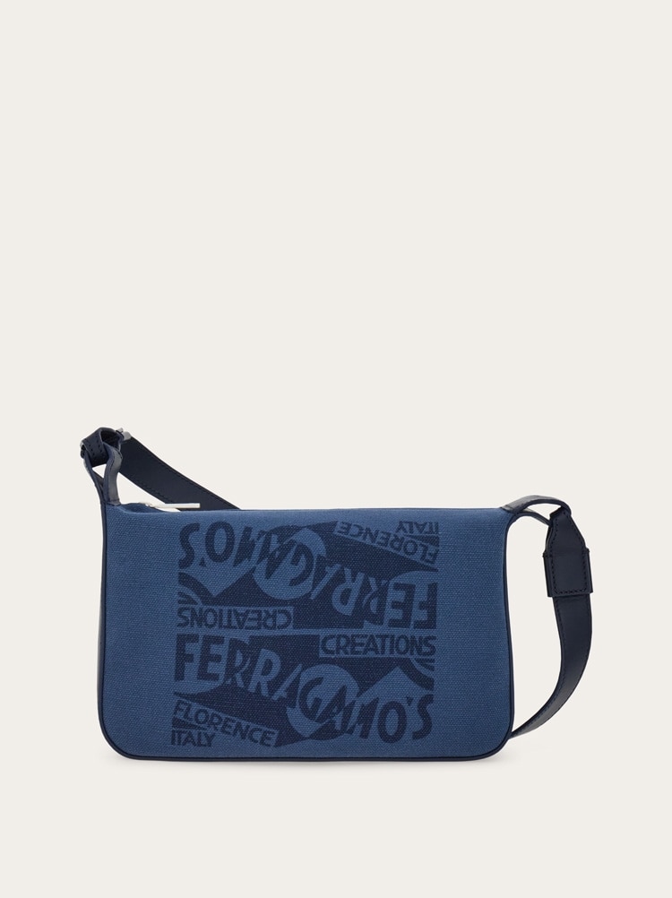 Shoulder bag with logo Gallery image 1