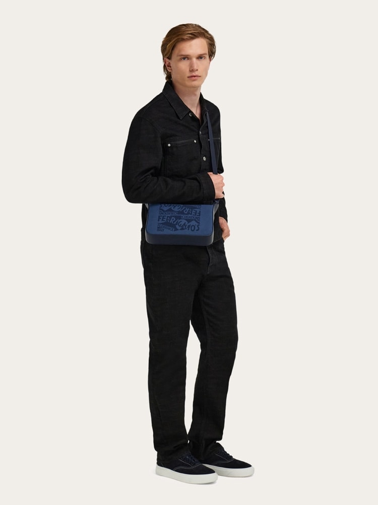 Shoulder bag with logo Gallery image 2