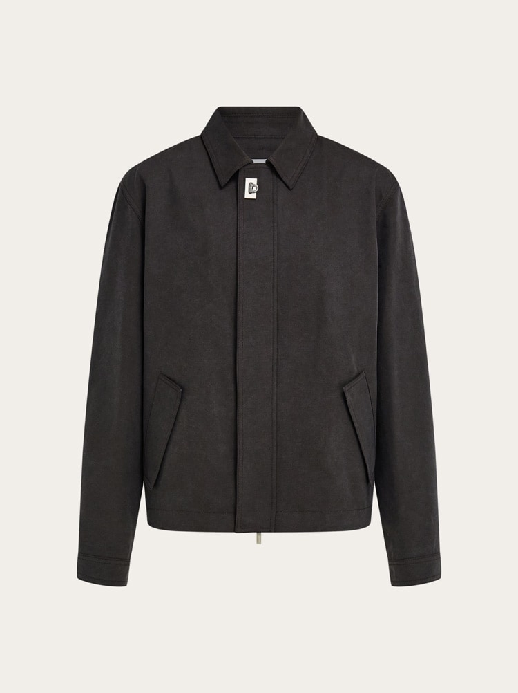 Washed canvas blouson Gallery image 1