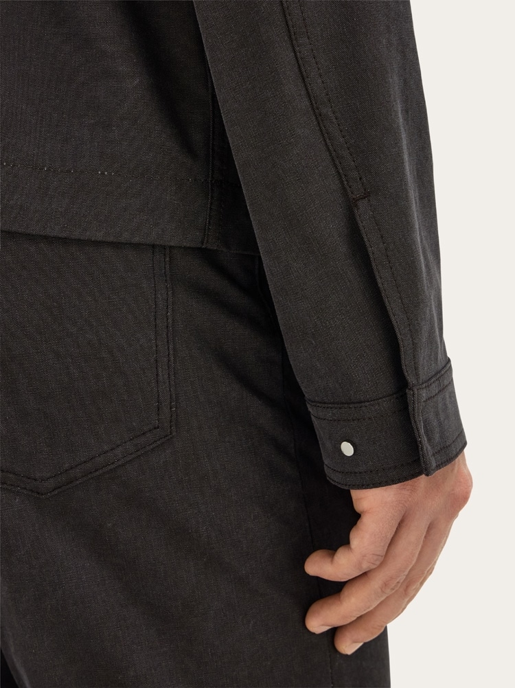 Washed canvas blouson Gallery image 5