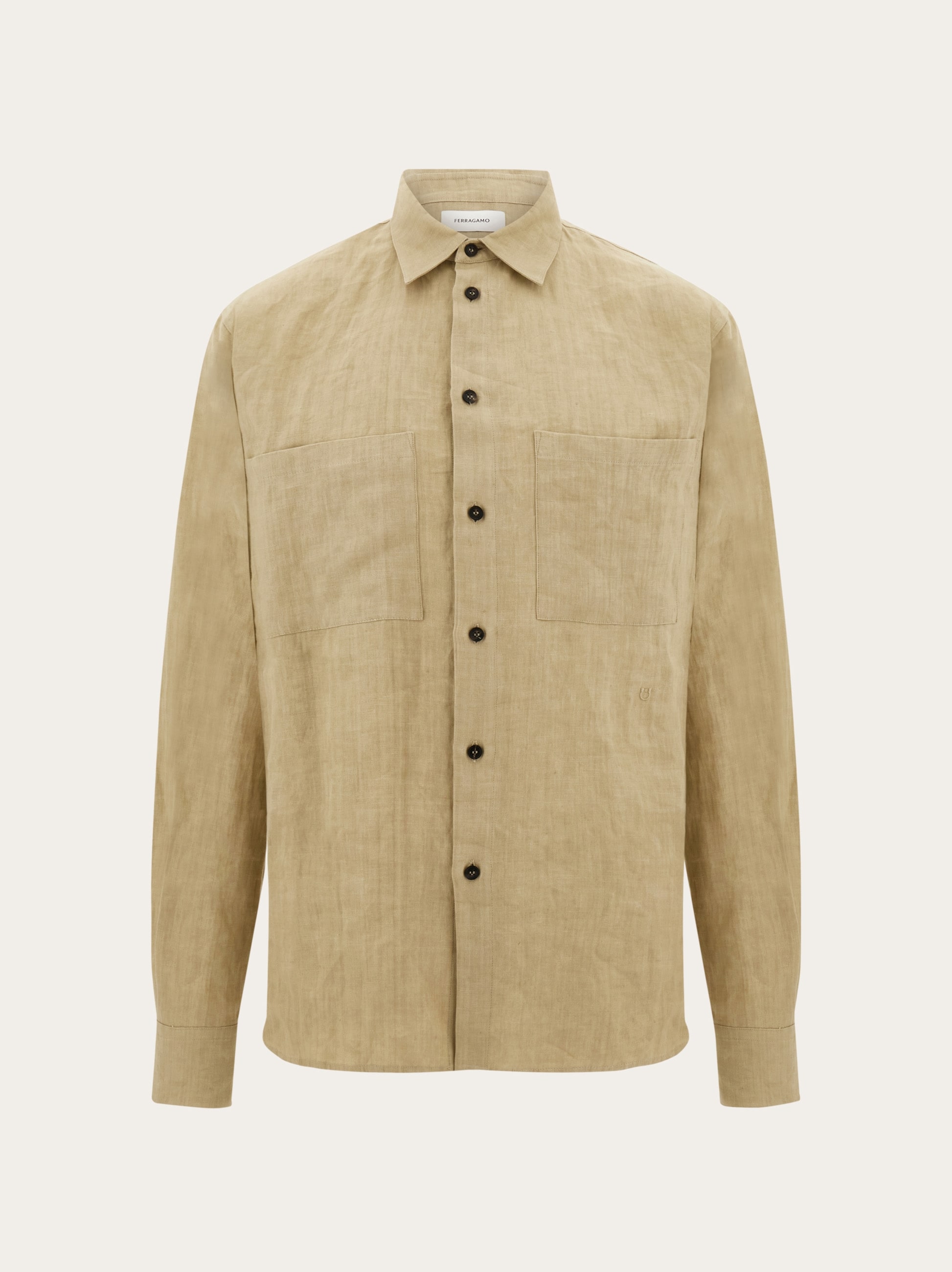 トップス salvatoreFerragamo Pure linen shirt - Men | Ferragamo
