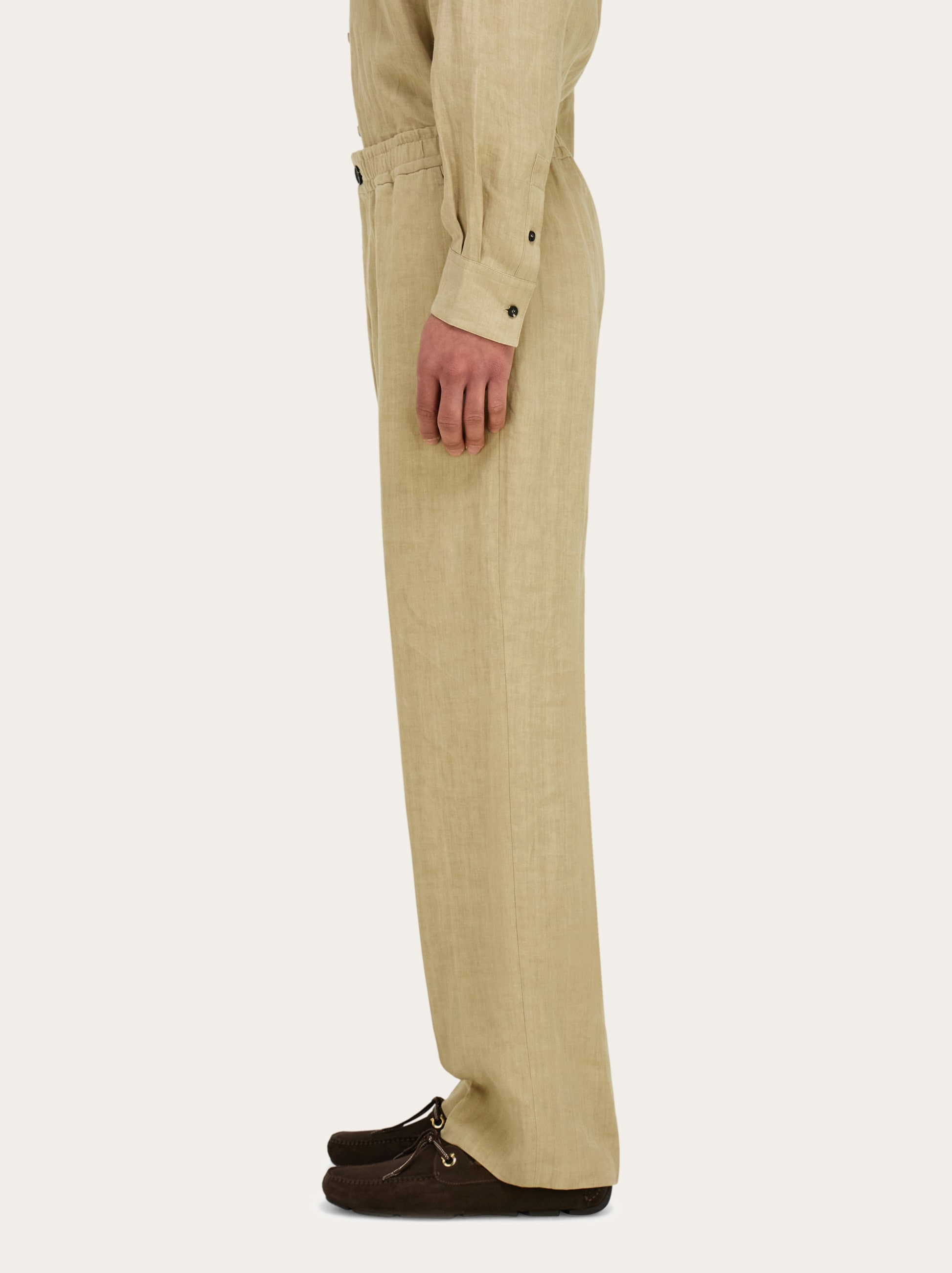 近年モデル FERRAGAMO ペインターパンツ/size(48)/イタリア製 リネン パンツ - メンズ | Ferragamo