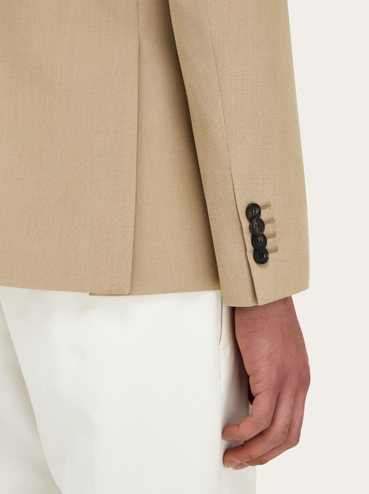 Single breasted flannel blazer Gallery image 5