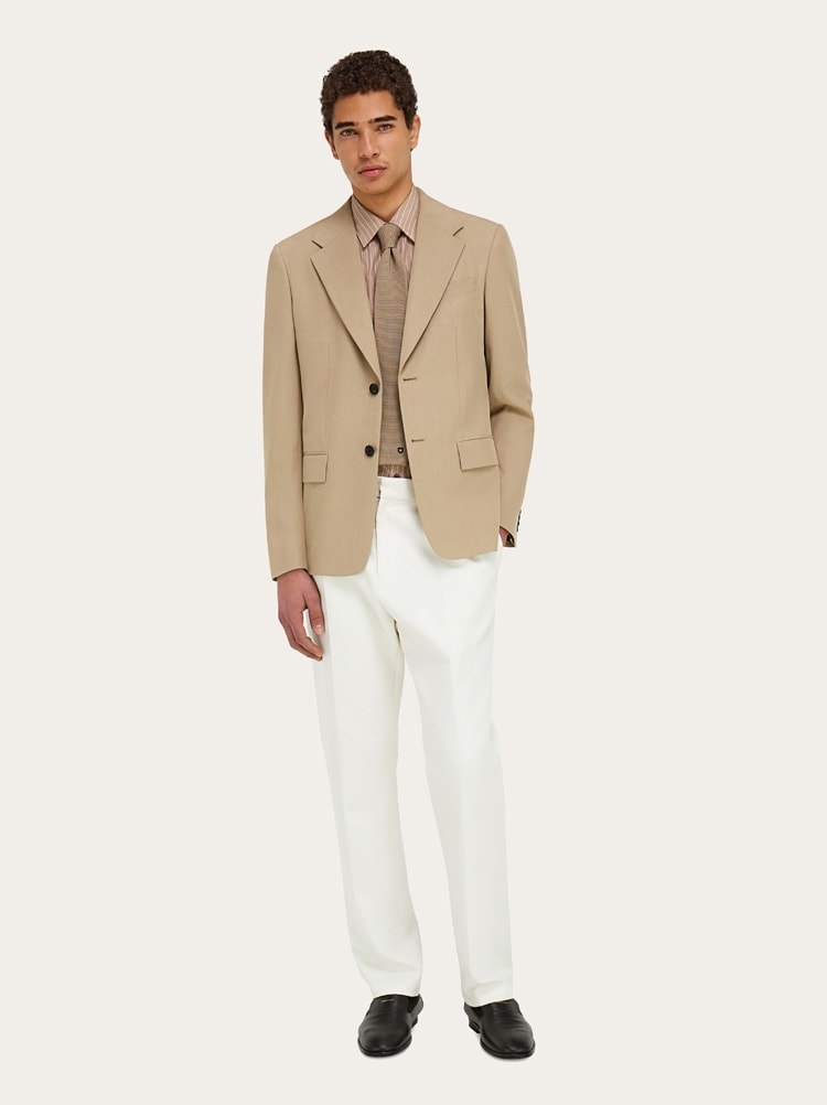 Single breasted flannel blazer Gallery image 6