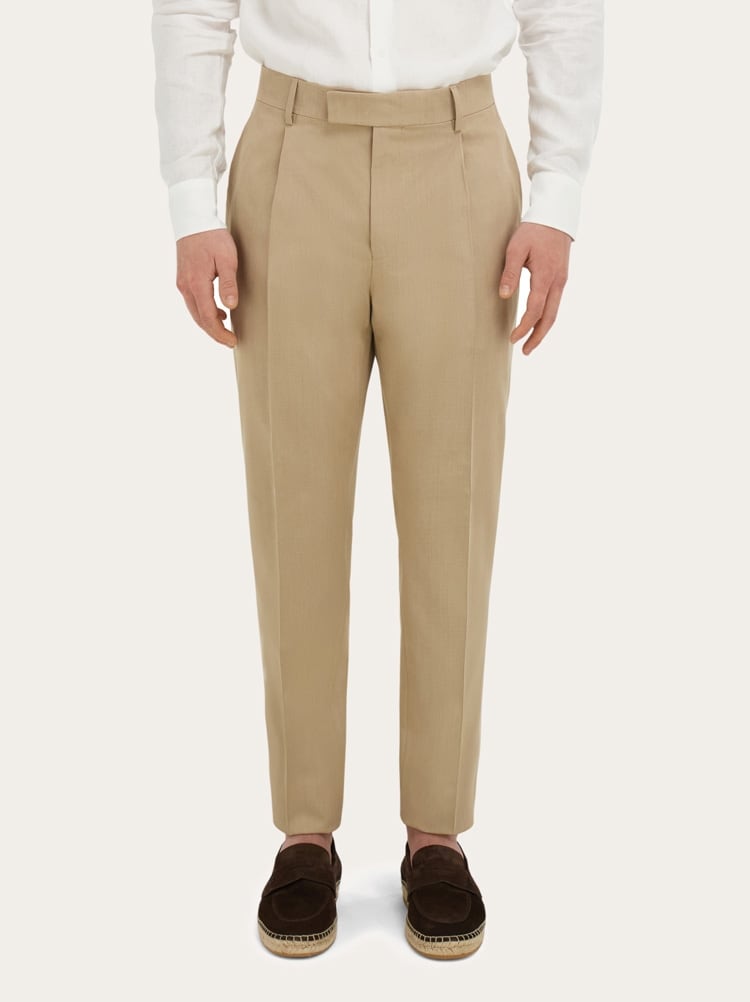 Silk and wool tailored trouser Gallery image 2