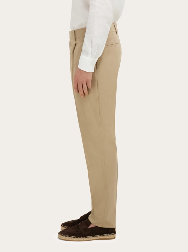 Silk and wool tailored trouser Gallery image 3