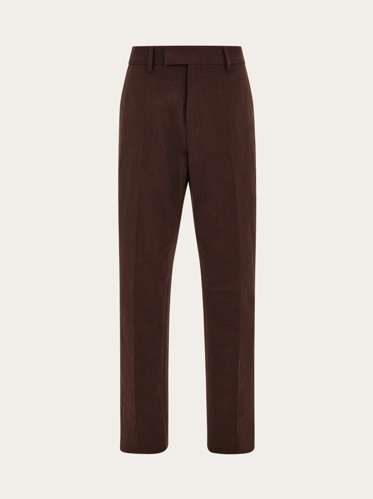 Cotton cashmere chinos Gallery image 1