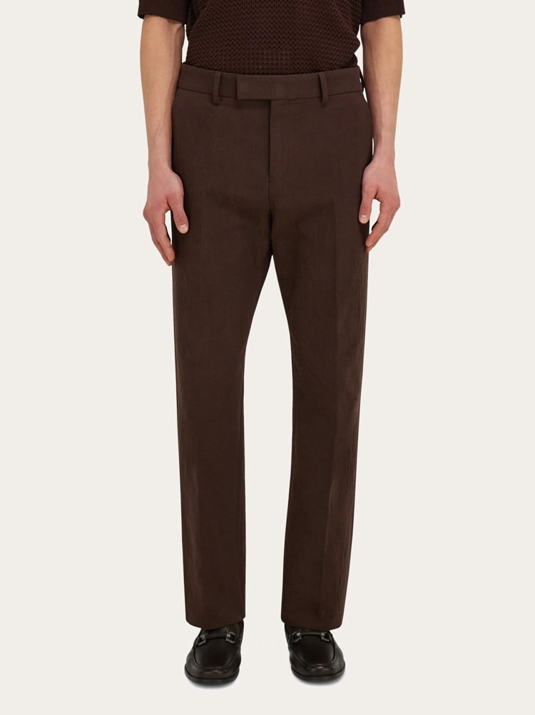 Cotton cashmere chinos Gallery image 2