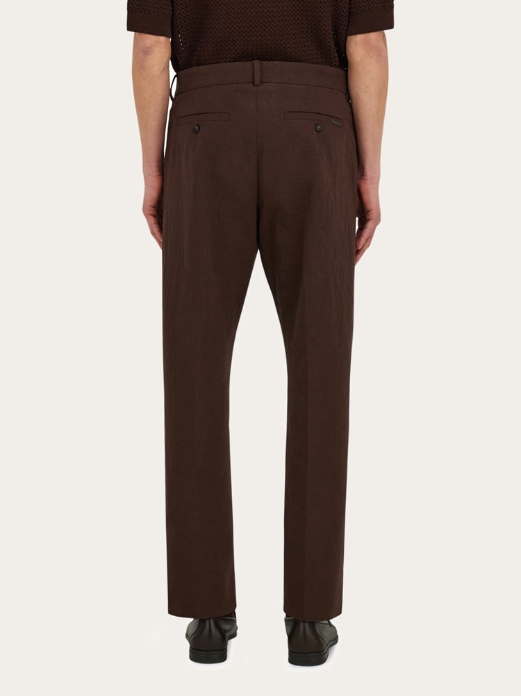 Cotton cashmere chinos Gallery image 4
