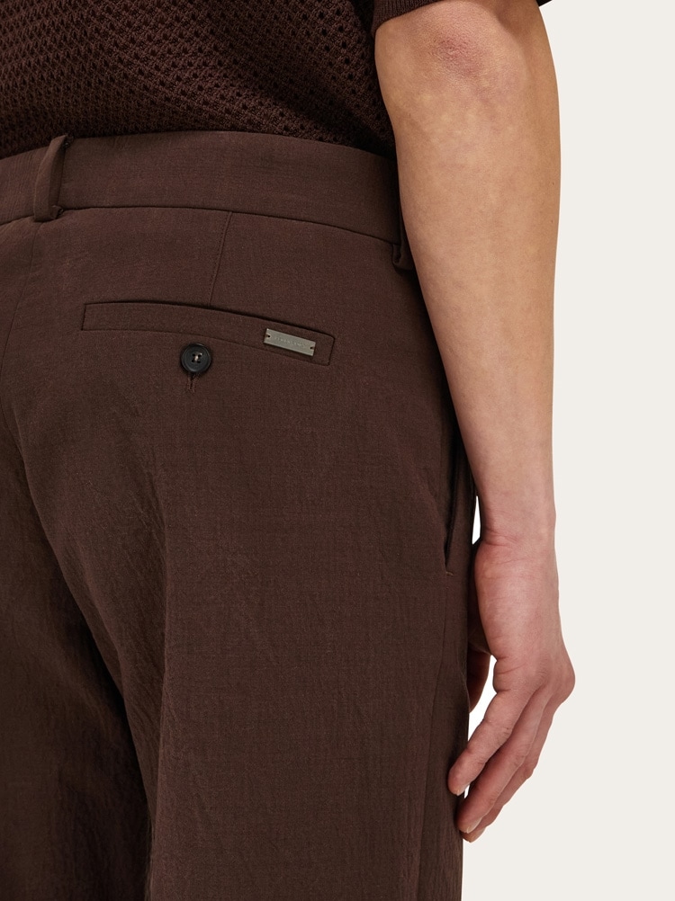 Cotton cashmere chinos Gallery image 6
