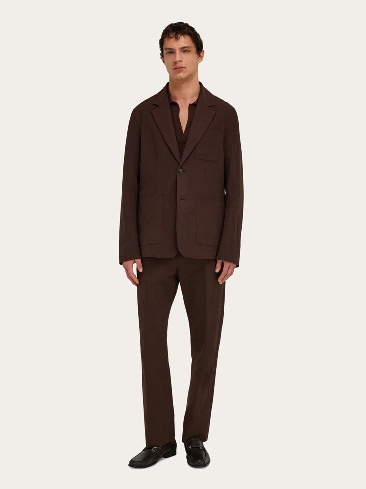 Cotton cashmere chinos Gallery image 7