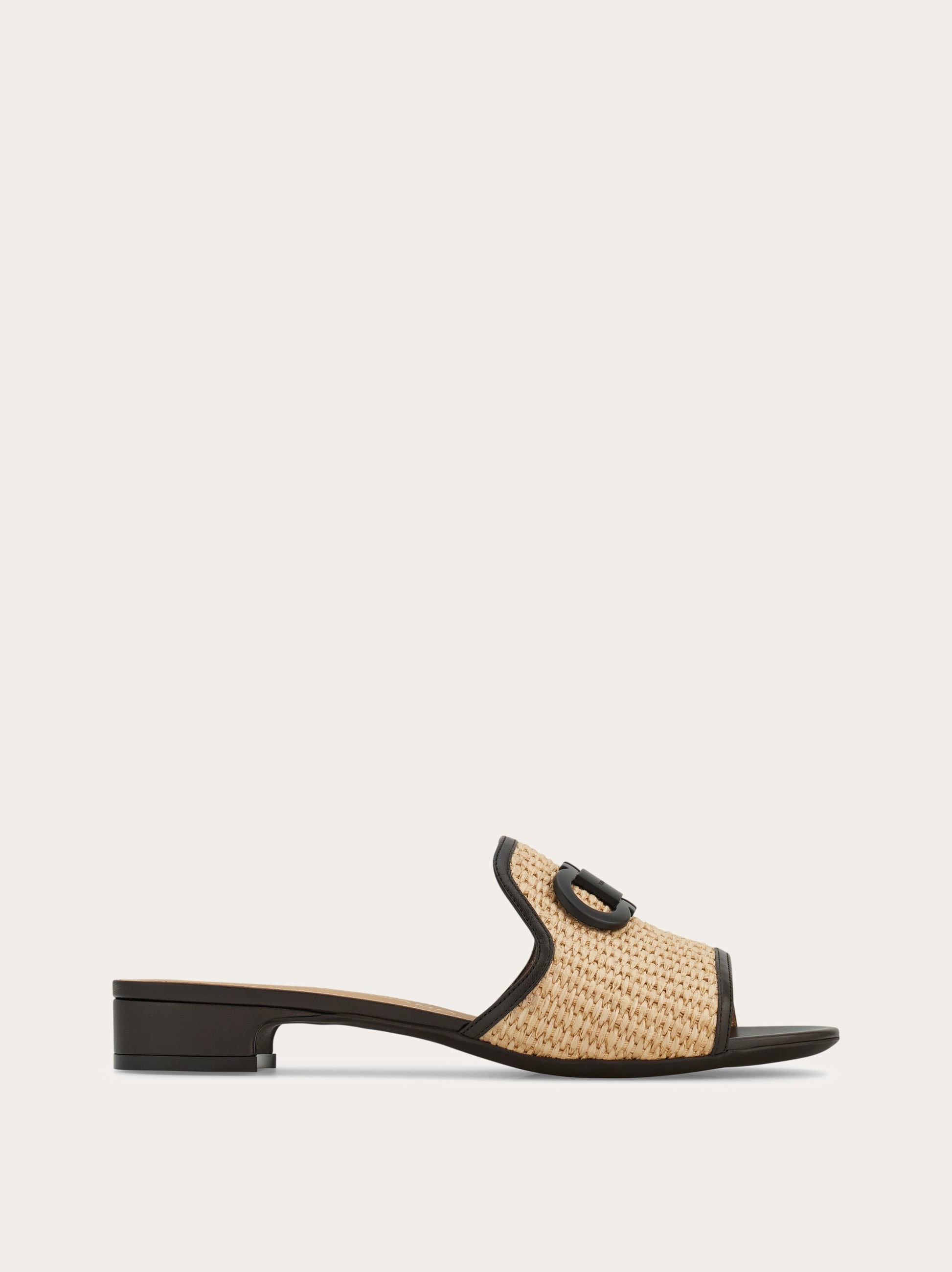 Gancini ornament low-heel slide - Women | Ferragamo