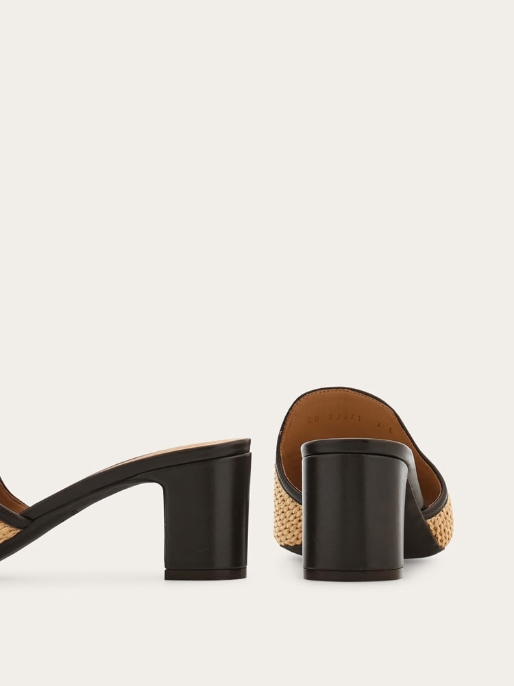 Gancini ornament mid-heel slide Gallery image 5