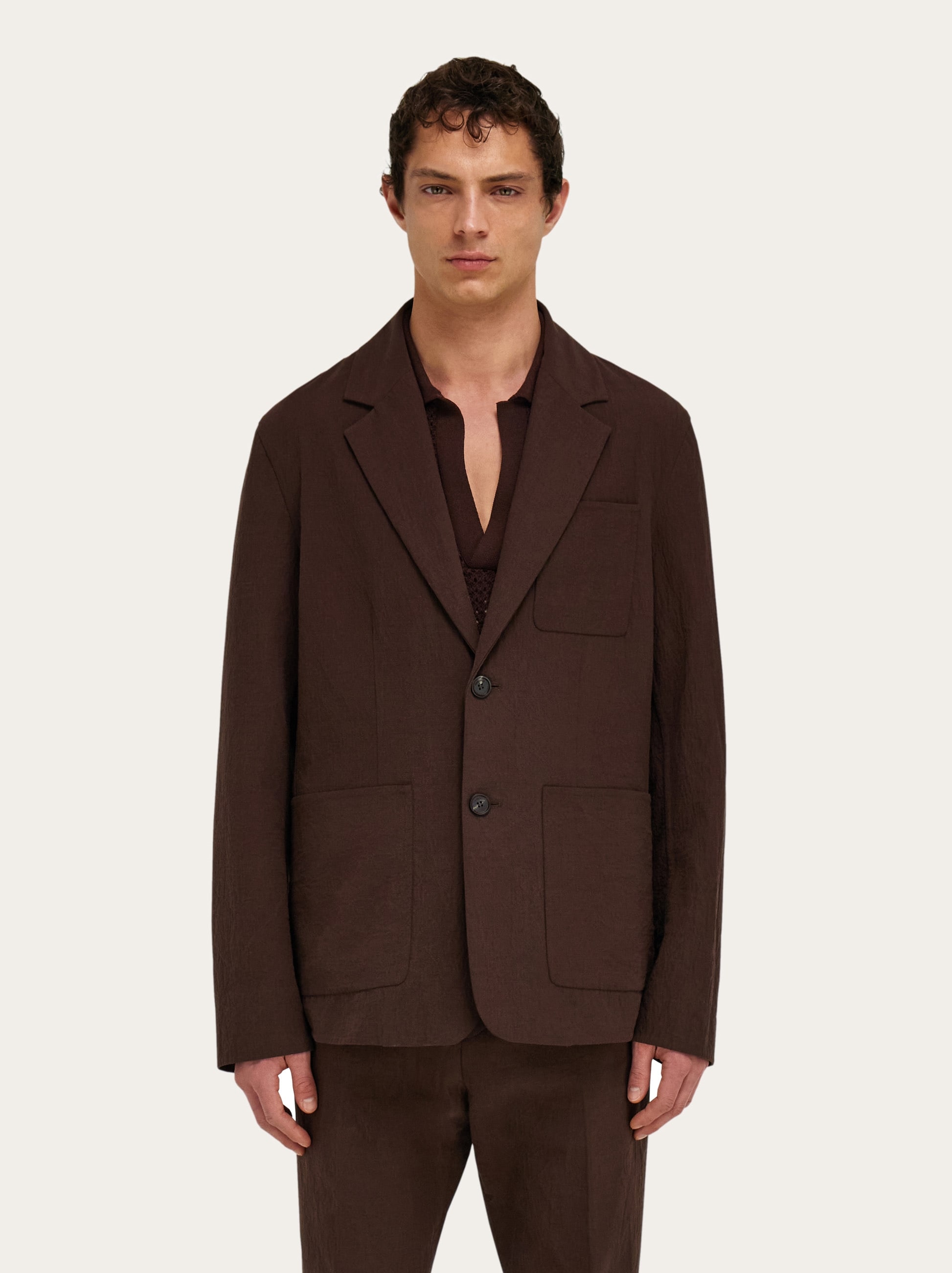 シングルブレストジャケット - メンズ | Ferragamo