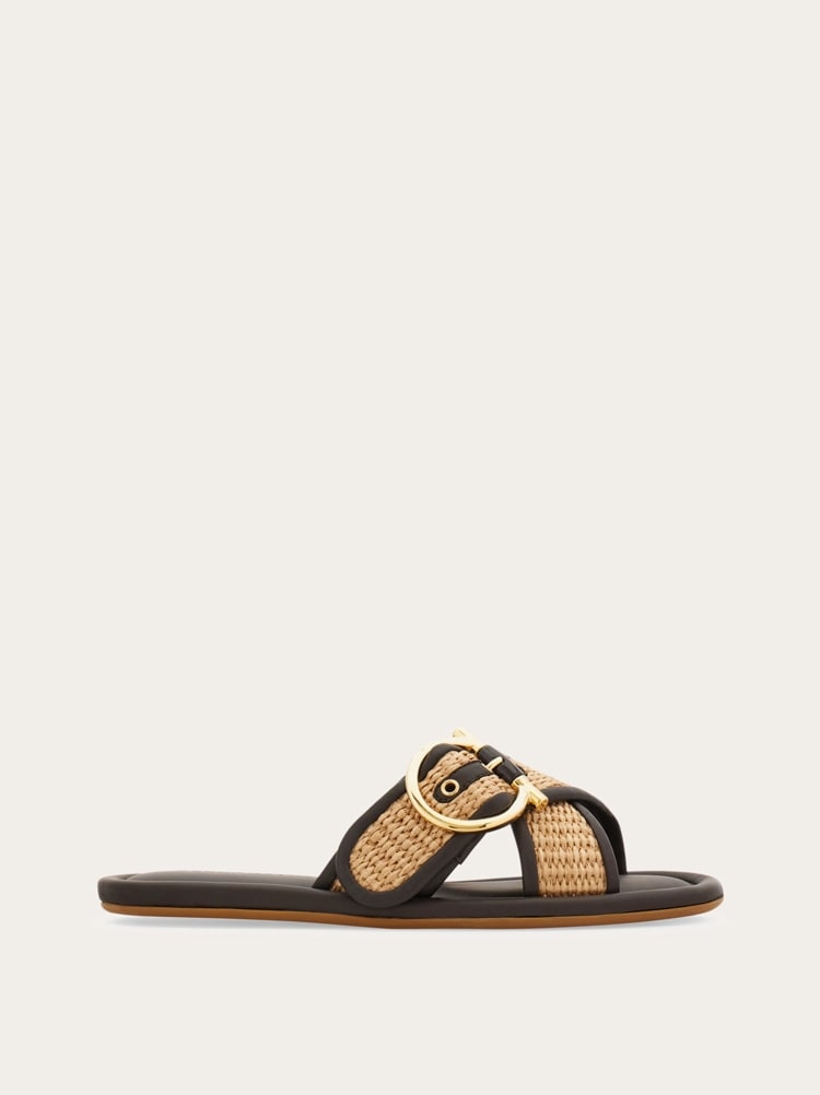 Double strap Gancini ornament slide Gallery image 1
