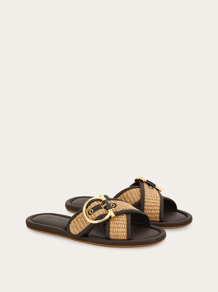 Double strap Gancini ornament slide Gallery image 2