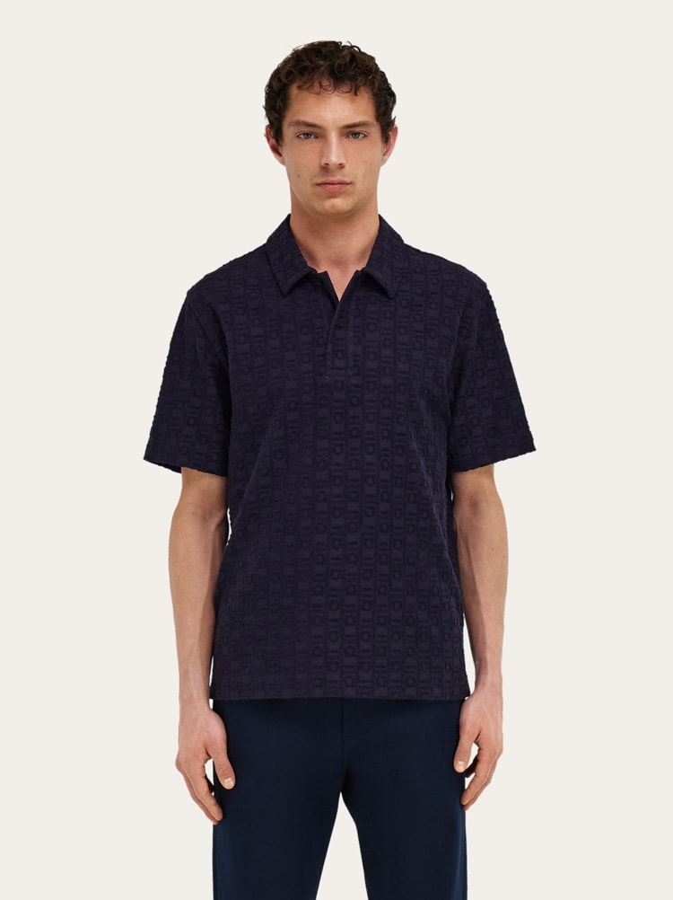 Ferragamo Monogram polo shirt Gallery image 2