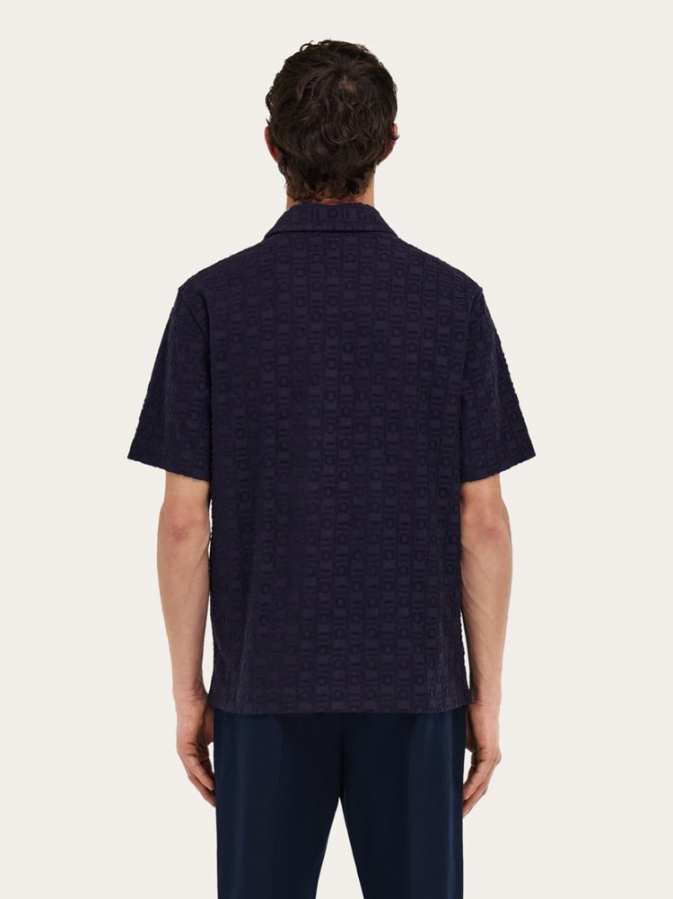 Ferragamo Monogram polo shirt Gallery image 3