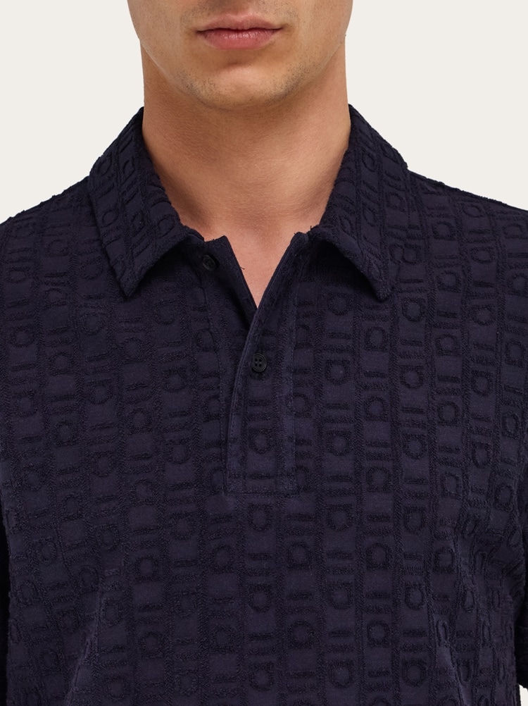 Ferragamo Monogram polo shirt Gallery image 4