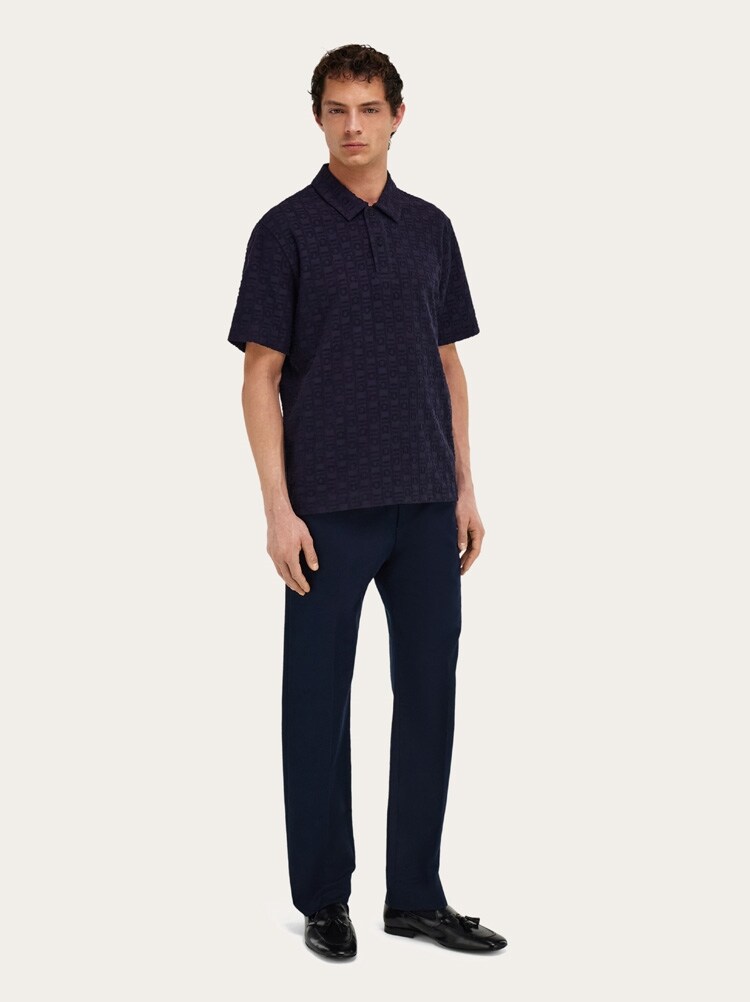 Ferragamo Monogram polo shirt Gallery image 5