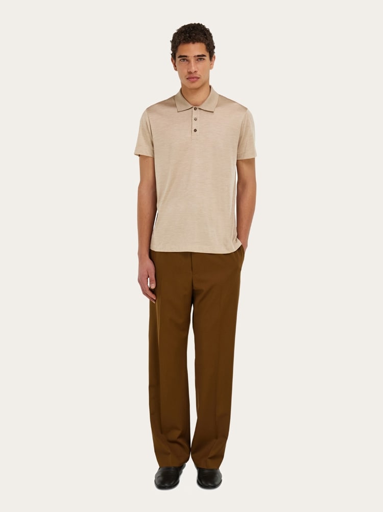 실크 폴로 셔츠 Gallery image 6