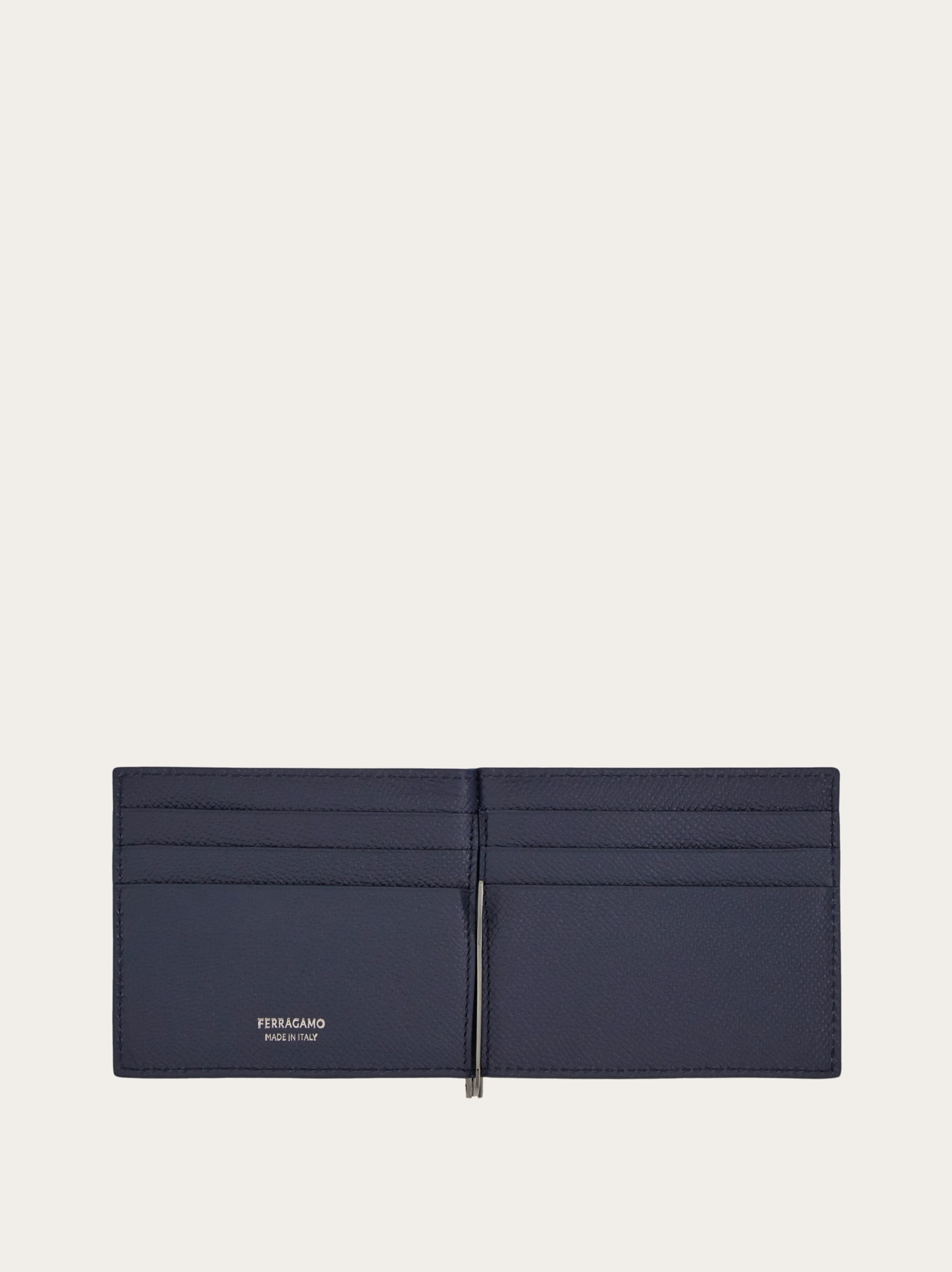Gancini wallet with money clip - Men | Ferragamo