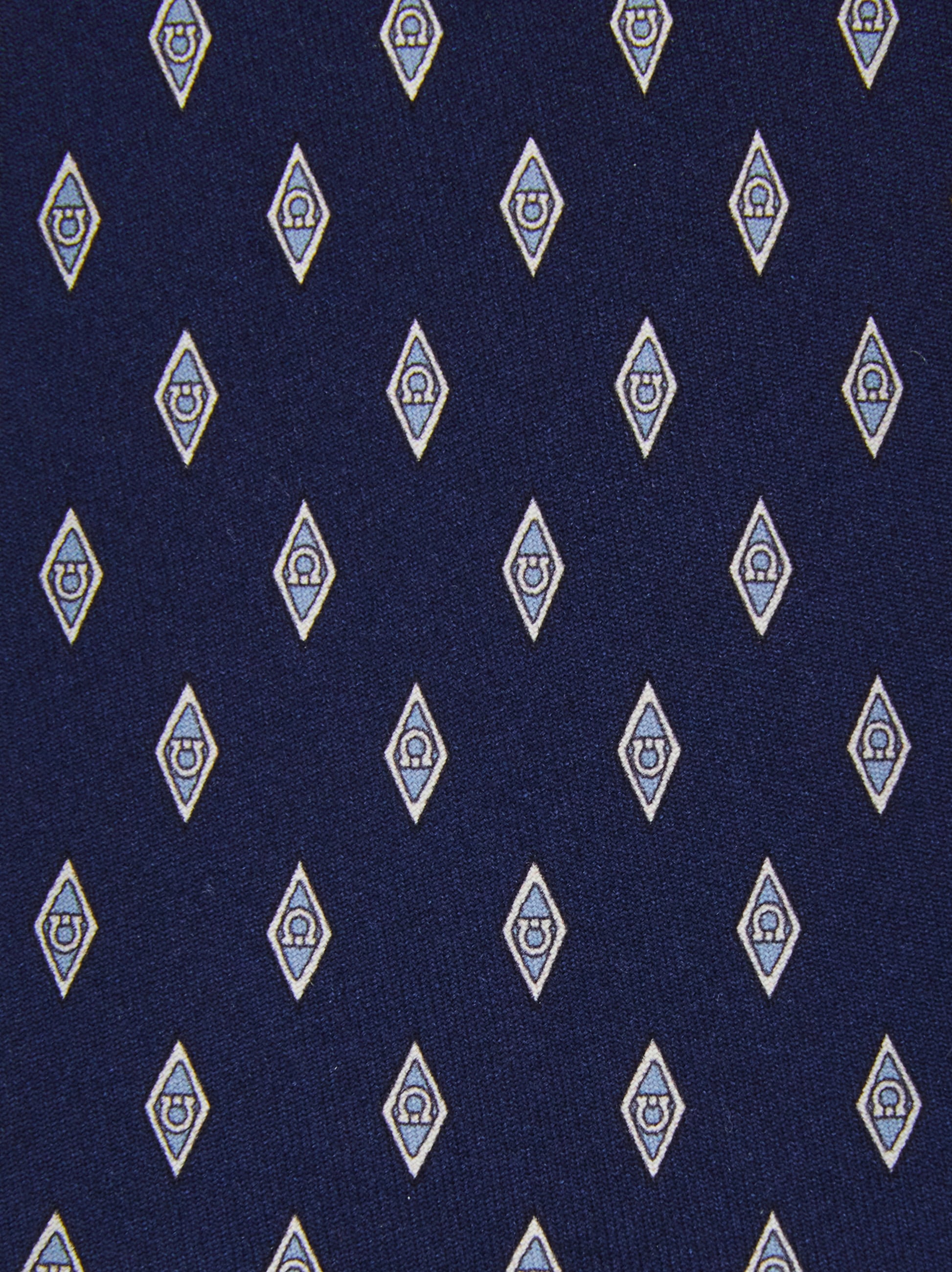 Micro Gancini print silk tie - Men | Ferragamo