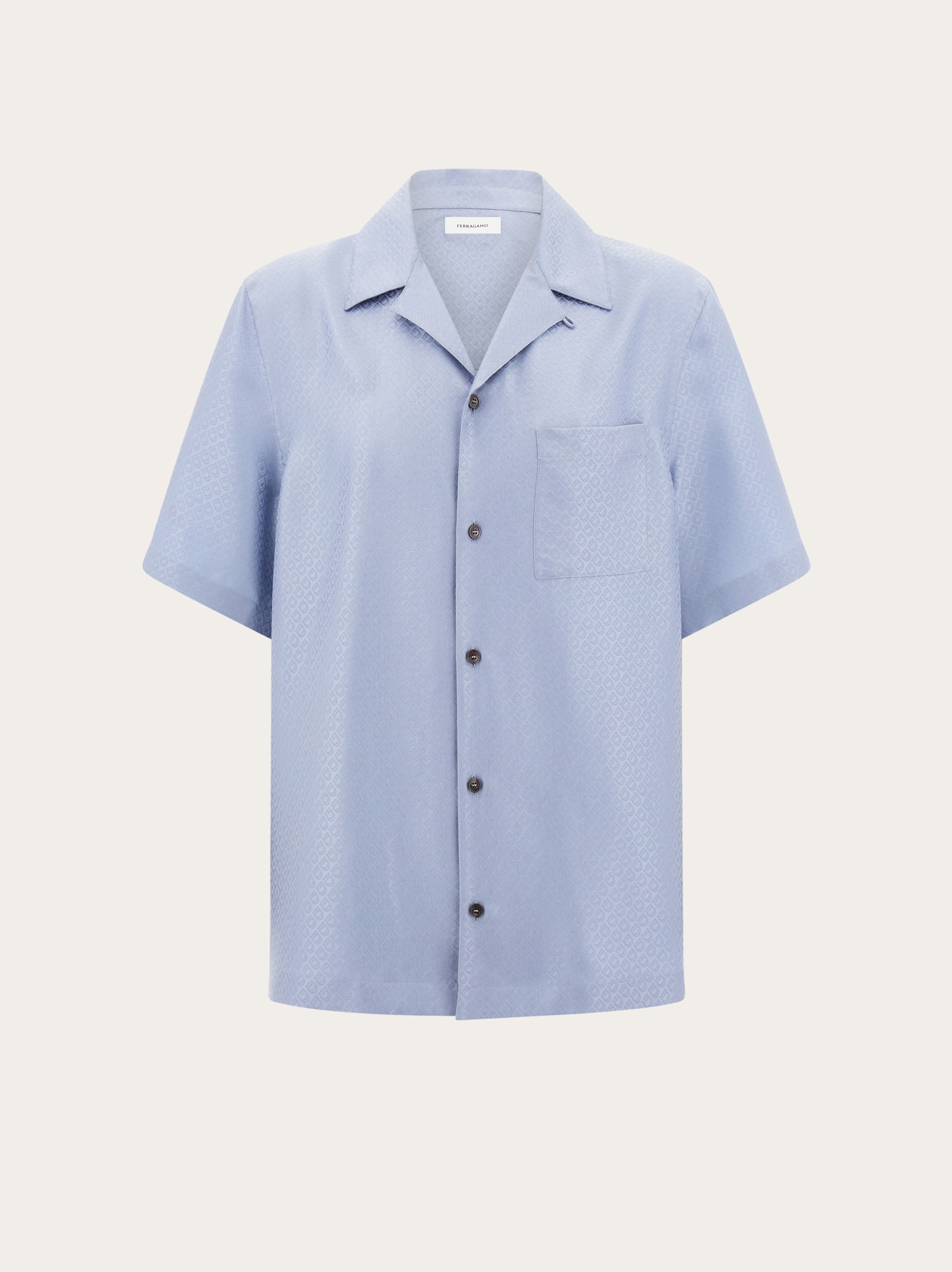 Short sleeve silk shirt - Men | Ferragamo