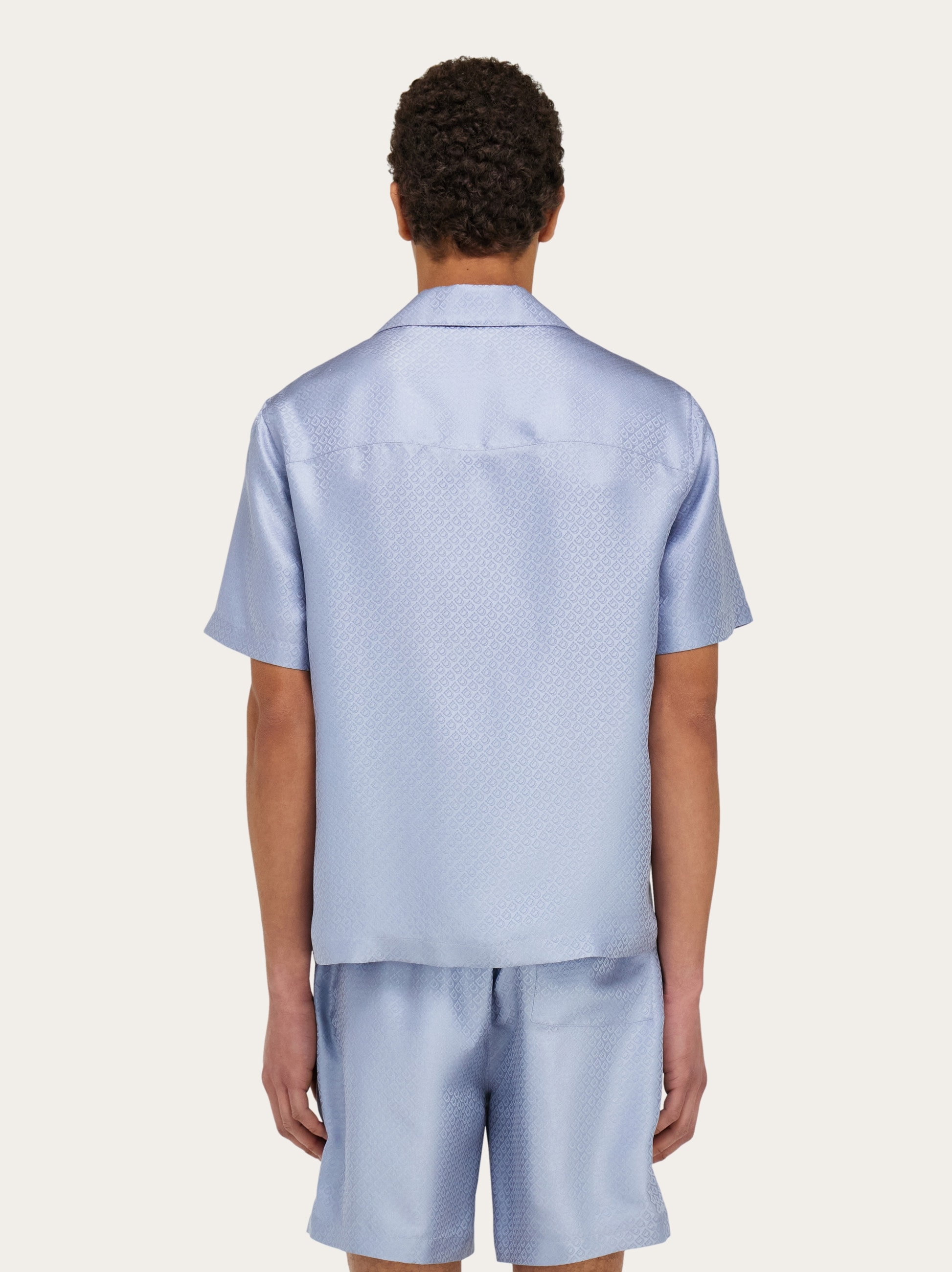 Short sleeve silk shirt - Men | Ferragamo