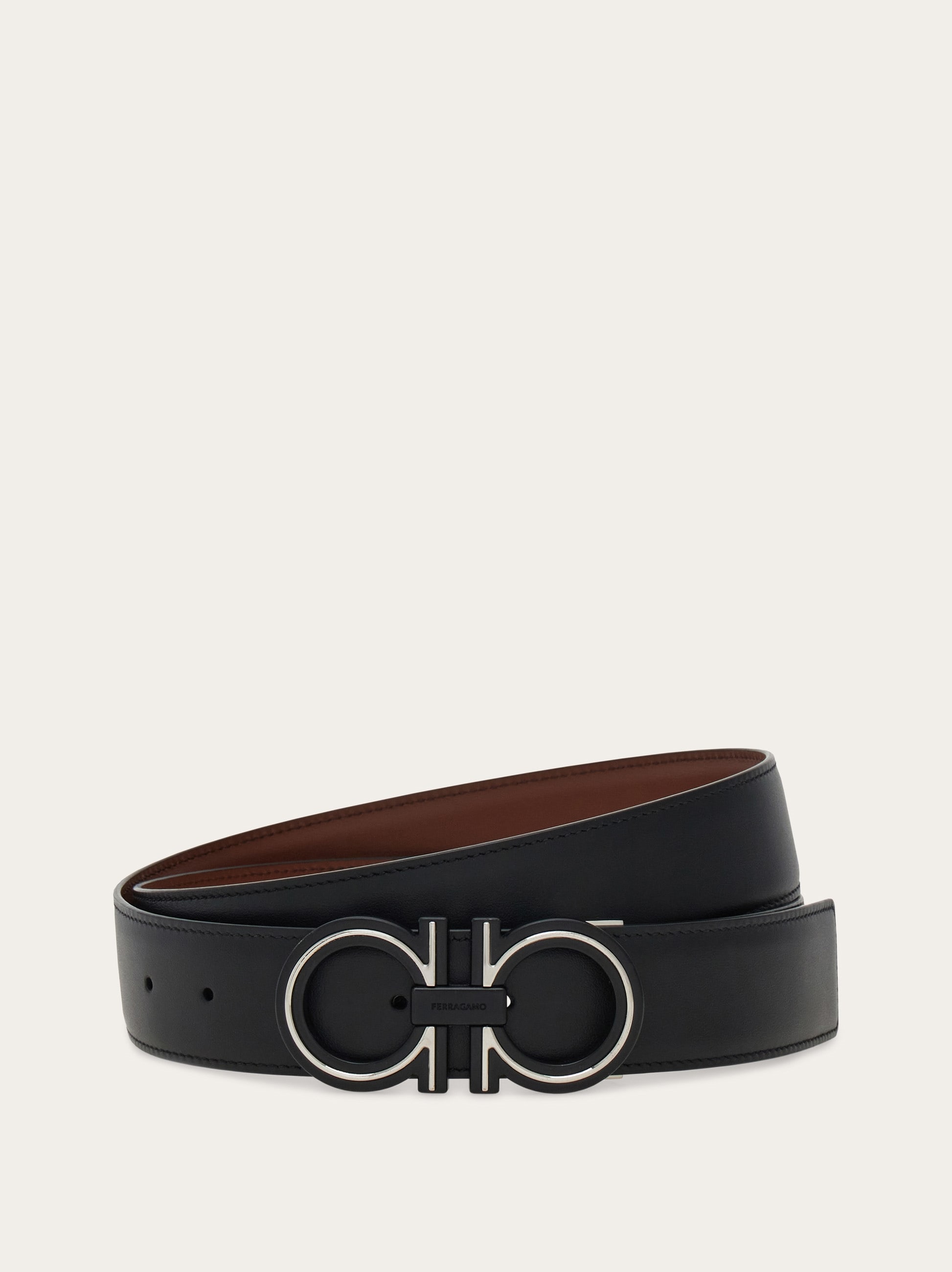 美品＊フェラガモ リバーシブル ベルト リバーシブルベルト - メンズ | Ferragamo