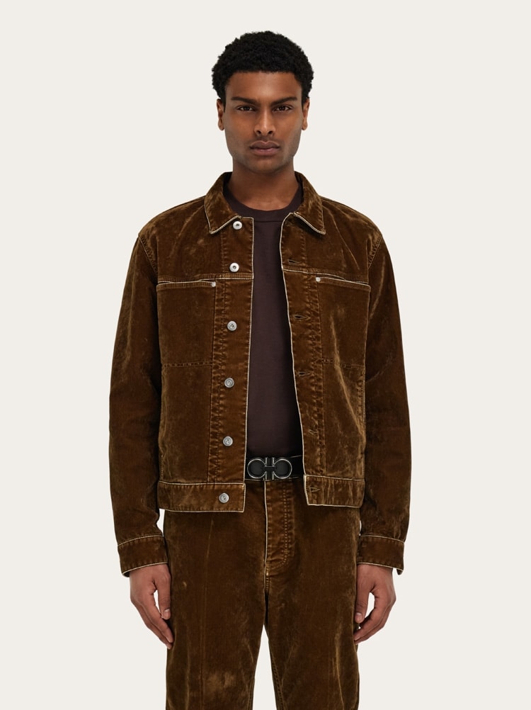 Reversible and adjustable Gancini belt Gallery image 4