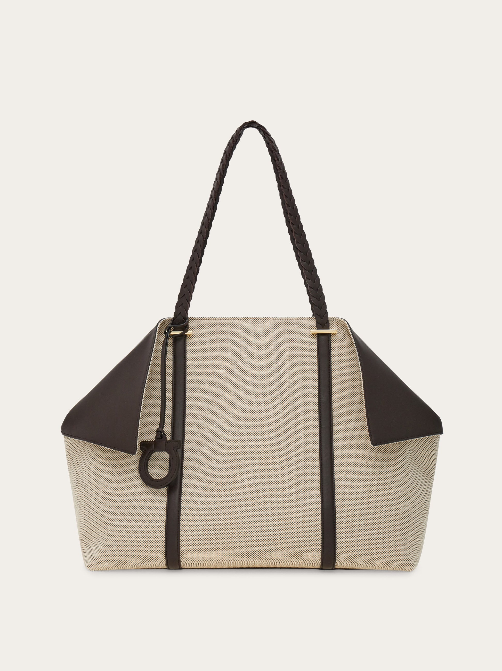 ferragamo travel tote bag Salvatore Gancini Printed Nylon Medium 175160 The refined shape and luxurious materials of this new Ferragamo tote solidify its iconic status Ferragamo Women Ferragamo Mia tote