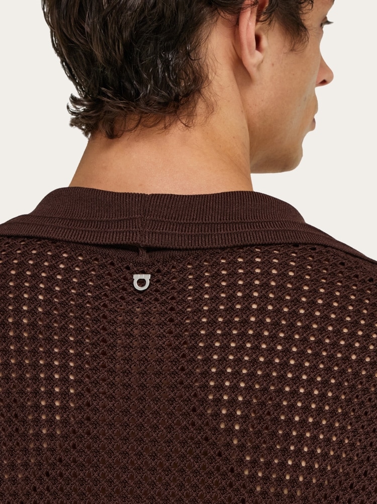 Short sleeve knitted polo Gallery image 5