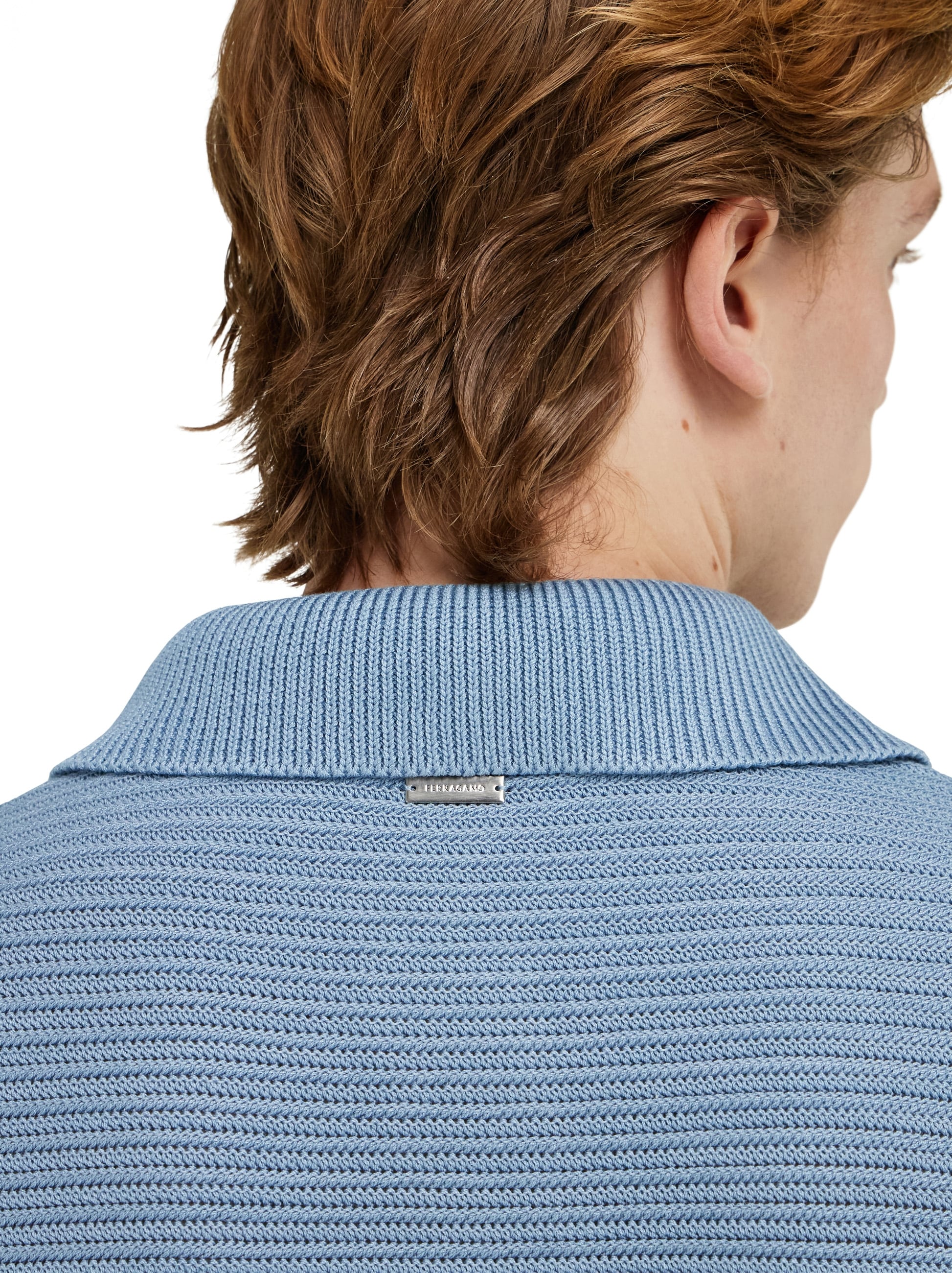 Cotton knit polo shirt - Men | Ferragamo
