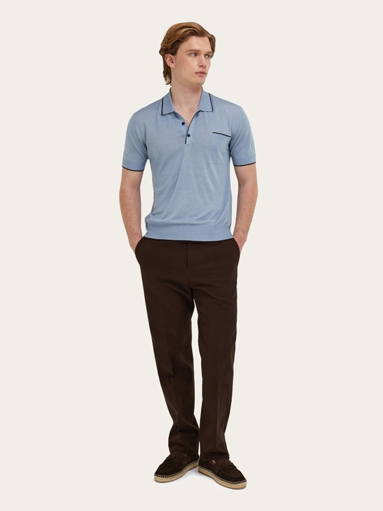Polo de manga corta con bolsillo Gallery image 6
