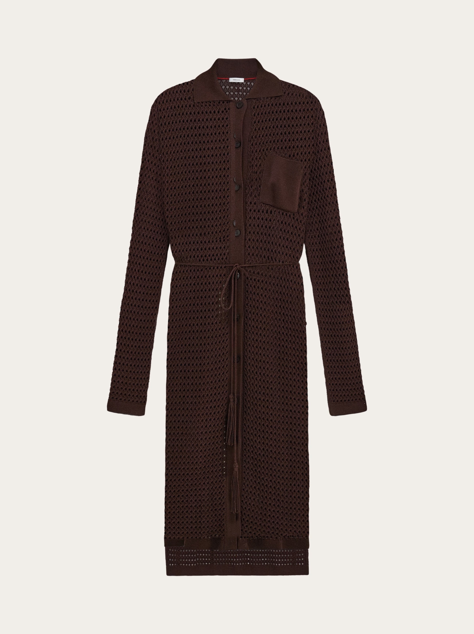 Knitted shirt dress - Women | Ferragamo