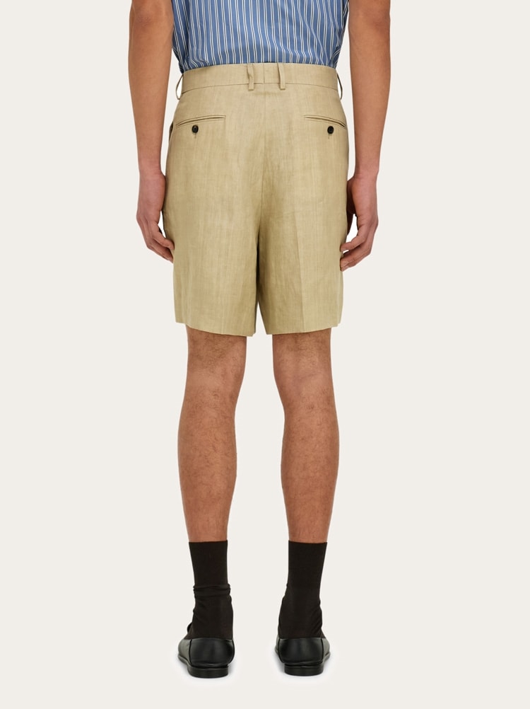 Linen bermuda short Gallery image 4